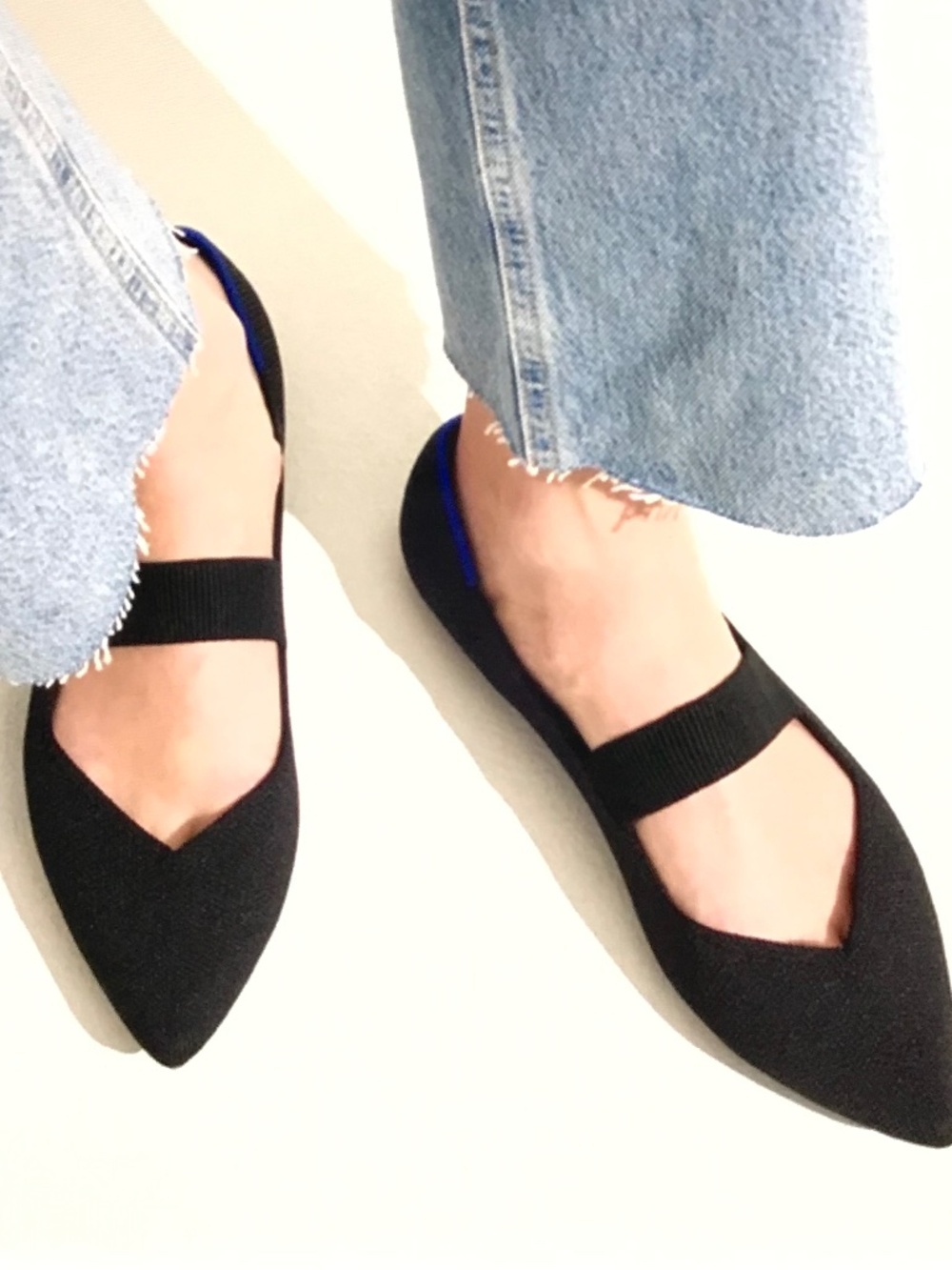 ROTHY’S Mary Jane Flat The Point Black Women’s Size 10